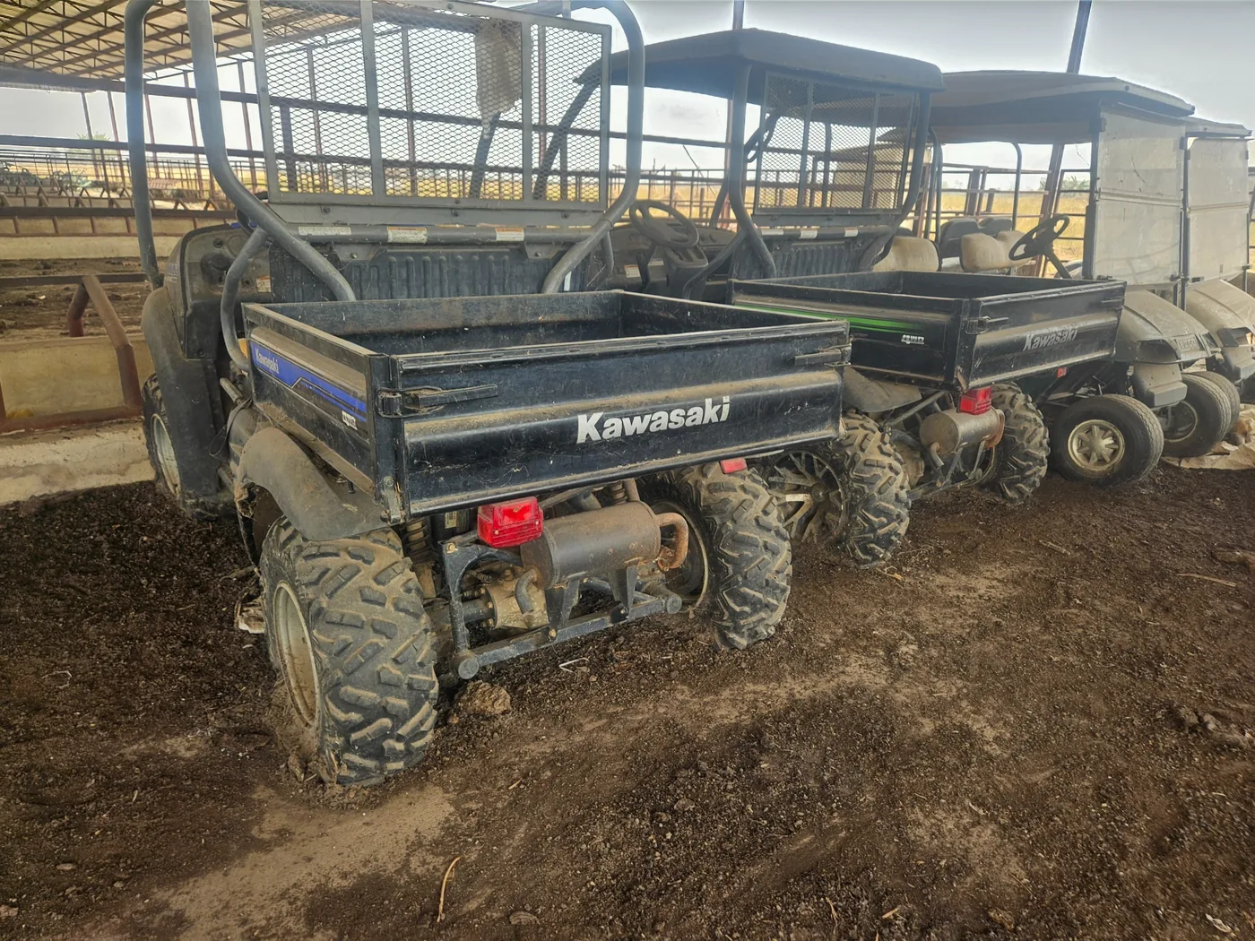 Utility farm vehicles observed during a promoter benchmarking visit